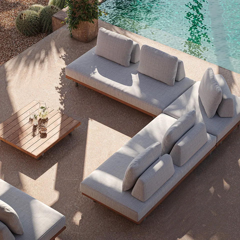 CASTLE LINE : mobilier indoor et outdoor tendance pour vos espaces - Emilio - Emilio : une collection de mobilier extérieur, mille façons de profiter du jardin !