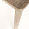Table de repas extérieure CASLTE LINE en teck Anaïs, coloris gris - Détail pied I Axodeco.fr Table de repas extérieure CASLTE LINE en teck Anaïs, coloris gris - Détail pied I Axodeco.fr