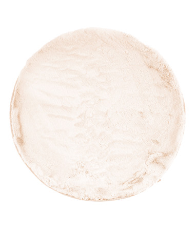 Tapis rond Megève IDAHO coloris Blanc I Axodeco.fr