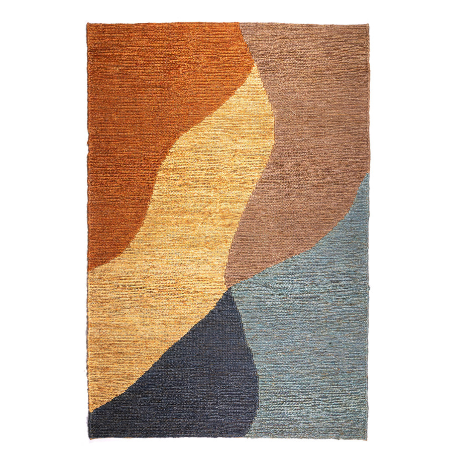 Tapis June IDAHO coloris Blue I Axodeco.fr