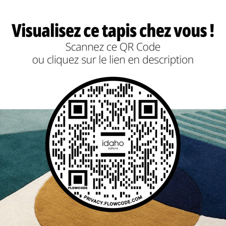 Tapis Sunrise IDAHO - QR Code réalité augmentée I Axodeco.fr