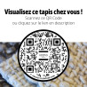 Tapis Menorca IDAHO - QR Code réalité augmentée I Axodeco.fr Tapis Menorca IDAHO - QR Code réalité augmentée I Axodeco.fr