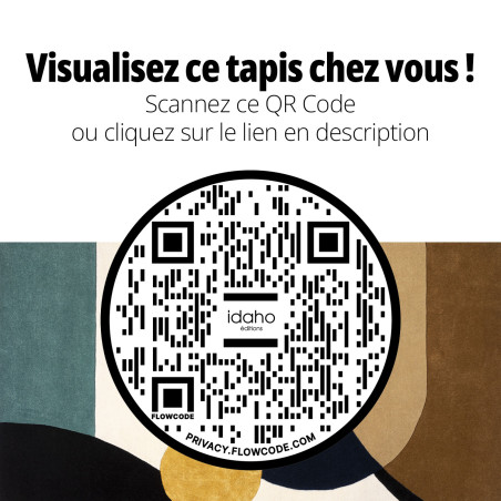 Tapis Grace IDAHO - QR Code réalité augmentée I Axodeco.fr