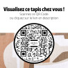 Tapis Vallauris Argile IDAHO - QR Code réalité augmentée I Axodeco.fr Tapis Vallauris Argile IDAHO - QR Code réalité augmentée I Axodeco.fr