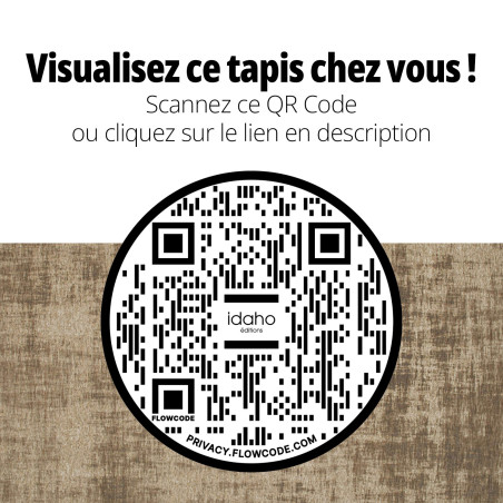 Tapis Rubis IDAHO - QR Code réalité augmentée I Axodeco.fr