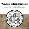 Tapis Rubis IDAHO - QR Code réalité augmentée I Axodeco.fr Tapis Rubis IDAHO - QR Code réalité augmentée I Axodeco.fr