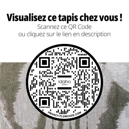 Tapis Nairobi IDAHO - QR Code réalité augmentée I Axodeco.fr