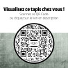 Tapis Essence IDAHO - QR Code réalité augmentée I Axodeco.fr