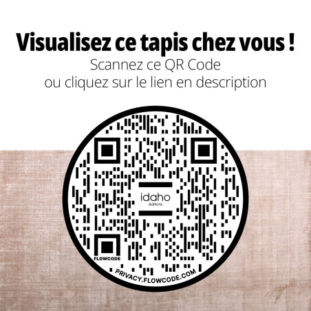 Tapis Essence IDAHO - QR Code réalité augmentée I Axodeco.fr