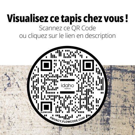 Tapis Brush IDAHO - QR Code réalité augmentée I Axodeco.fr