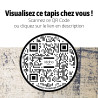 Tapis Brush IDAHO - QR Code réalité augmentée I Axodeco.fr