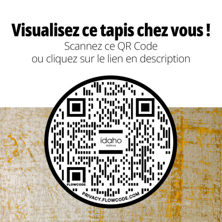 Tapis Brush IDAHO - QR Code réalité augmentée I Axodeco.fr