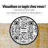 Tapis Brush IDAHO - QR Code réalité augmentée I Axodeco.fr Tapis Brush IDAHO - QR Code réalité augmentée I Axodeco.fr