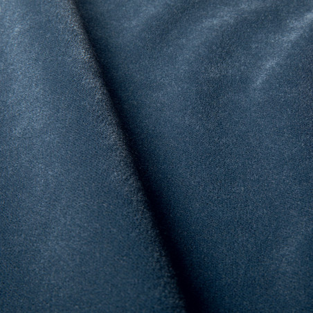 Canapé SITS en velours Charlie coloris Navy blue avec pieds métal -  Echantillon tissu I Axodeco.fr