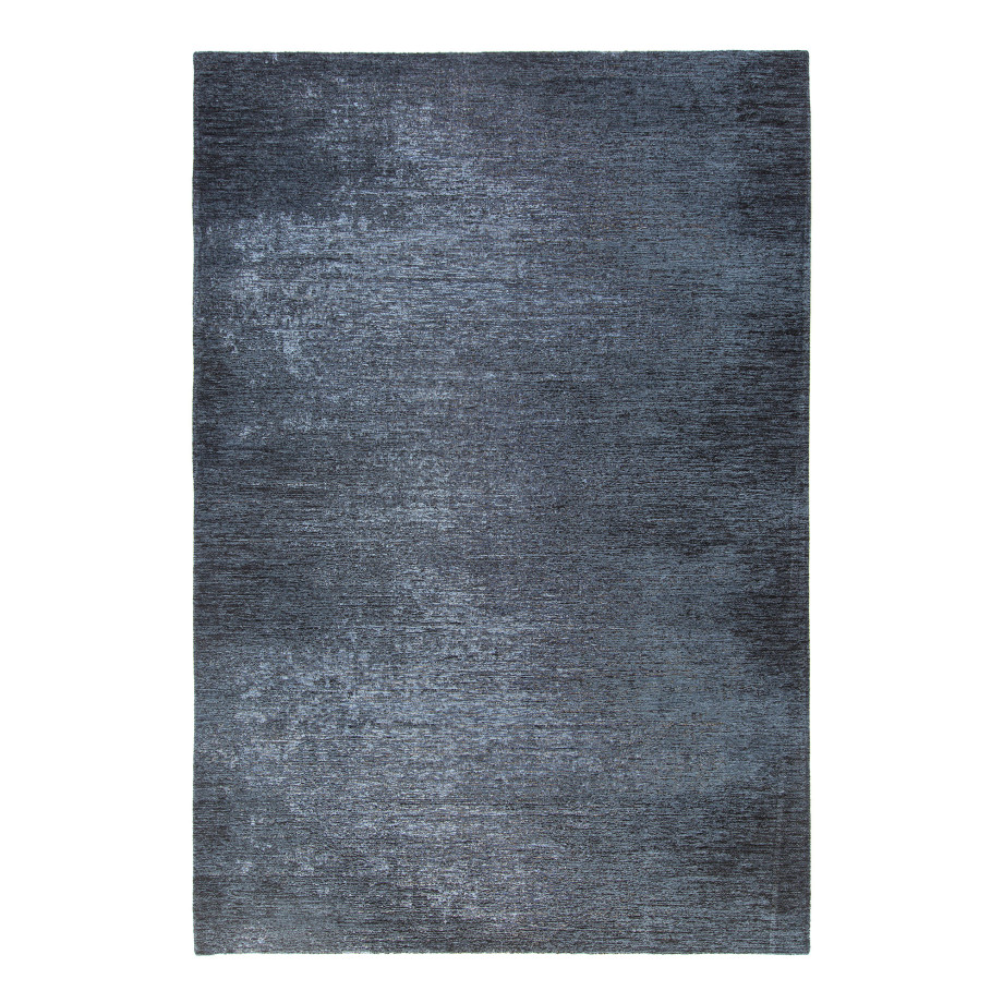 Tapis Leaf coloris bleu IDAHO I Axodeco.fr