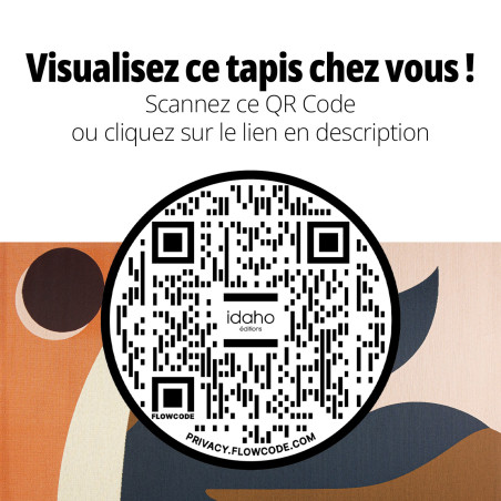 Tapis Morea IDAHO - QR code réalité augmentée I Axodeco.fr