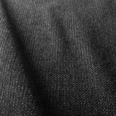 Canapé SITS en tissu chiné Charlie coloris anthracite avec pieds métal  -  Echantillon tissu I Axodeco.fr