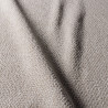 Canapé d'angle Malte SITS set n°3 en tissu jacquard  coloris beige avec jupette -  Vue de face  angle gauche I Axodeco.fr Canapé d'angle Malte SITS set n°3 en tissu jacquard  coloris beige avec jupette -  Vue de face  angle gauche I Axodeco.fr