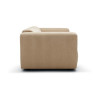 Canapé SITS 3 places en tissu chenille coloris beige - Vue de profil I Axodeco.fr