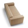 Canapé SITS 3 places en tissu chenille coloris beige - Vue de dessus I Axodeco.fr