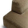 Canapé d'angle SITS en tissu chenille 100% recyclé coloris gold beige, angle à gauche - Zoom matière I Axodeco.fr Canapé d'angle SITS en tissu chenille 100% recyclé coloris gold beige, angle à gauche - Zoom matière I Axodeco.fr
