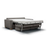 Canapé convertible SITS 3 places en tissu chiné Lukas coloris grey beige avec pieds bois - Vue latérale lit I Axodeco.fr Canapé convertible SITS 3 places en tissu chiné Lukas coloris grey beige avec pieds bois - Vue latérale lit I Axodeco.fr