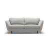 Canapé SITS 2 places en tissu chenille coloris light grey Stella avec pieds bois - Vue latérale | Axodeco.fr Canapé SITS 2 places en tissu chenille coloris light grey Stella avec pieds bois - Vue latérale | Axodeco.fr
