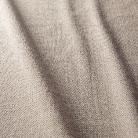 Canapé SITS en tissu naturel coton/lin coloris light beige Julia avec pieds bois - Echantillon tissu I Axodeco.fr