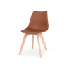 Lot de 2 chaises Hapy CASTLE LINE avec pieds bois coloris Cognac I Axodeco.fr Lot de 2 chaises Hapy CASTLE LINE avec pieds bois coloris Cognac I Axodeco.fr