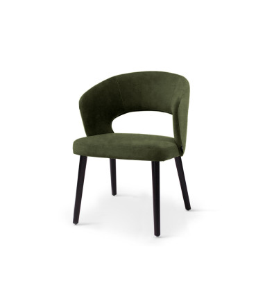 Chaise Fay CASTLE LINE avec pieds ronds en bois coloris Cognac I Axodeco.fr