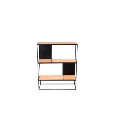 Etagère console Rubic CASTLE LINE avec cadre en métal noir - Vue de face I Axodeco.fr