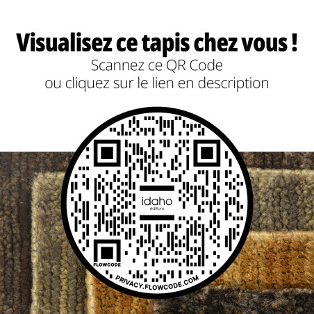 Tapis Bengale Idaho - QR code réalité augmentée I Axodeco.fr