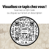 Tapis Venezia IDAHO - QR Code réalité augmentée I Axodeco.fr