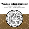 Tapis Meknes Idaho - QR code réalité augmentée I Axodeco.fr