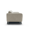 Canapé SITS en tissu chiné Emma coloris Natural avec pieds bois -  Vue de côté I Axodeco.fr Canapé SITS en tissu chiné Emma coloris Natural avec pieds bois -  Vue de côté I Axodeco.fr