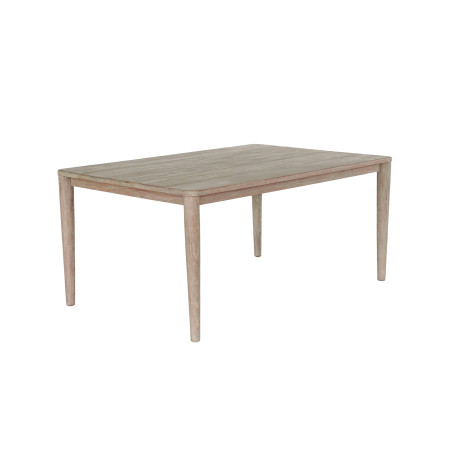 Table outdoor en teck Anais CASTLE LINE coloris Teck gris, longueur 220cm I Axodeco.fr