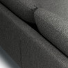 Canapé SITS 2 places en tissu chiné Charlie coloris anthracite avec pieds métal -  Détail matière I Axodeco.fr Canapé SITS 2 places en tissu chiné Charlie coloris anthracite avec pieds métal -  Détail matière I Axodeco.fr