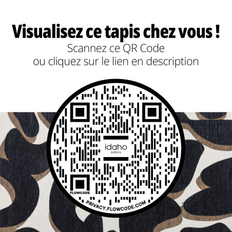 Tapis Faba Idaho - QR code réalité augmentée I Axodeco.fr