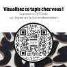 Tapis Faba Idaho - QR code réalité augmentée I Axodeco.fr