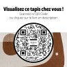 Tapis Barcelone Idaho - QR code réalité augmentée I Axodeco.fr Tapis Barcelone Idaho - QR code réalité augmentée I Axodeco.fr