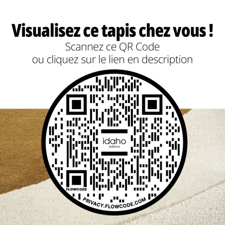Tapis Echo IDAHO coloris Camel I Collaboration Cécile Siméone I Axodeco.fr