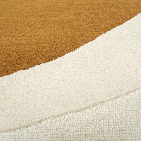 Tapis Echo IDAHO coloris Camel I Collaboration Cécile Siméone I Axodeco.fr
