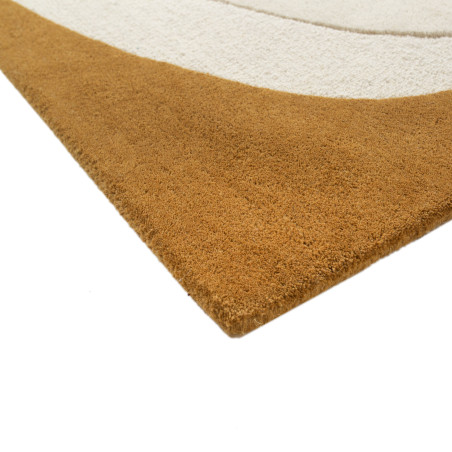 Tapis Echo IDAHO coloris Camel I Collaboration Cécile Siméone I Axodeco.fr