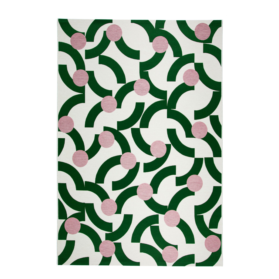 Tapis Tolède IDAHO coloris Vert I Axodeco.fr