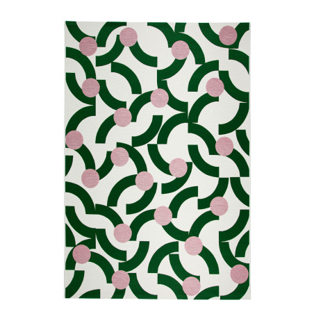 Tapis Tolède IDAHO coloris Vert I Axodeco.fr
