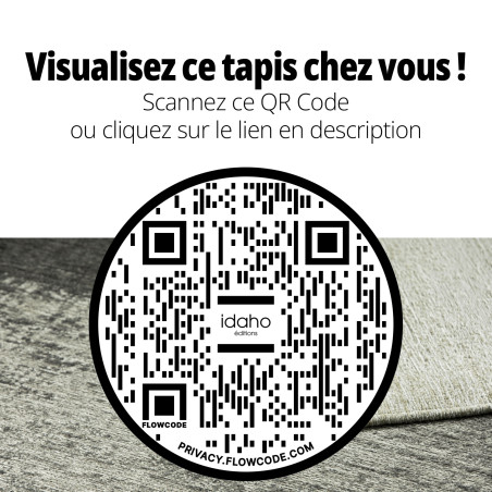 Tapis Leaf IDAHO- QR code réalité augmentée I Axodeco.fr