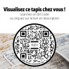 Tapis London IDAHO - QR Code réalité augmentée I Axodeco.fr