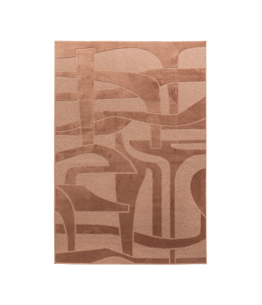 Tapis Baltimore IDAHO coloris Brique I Axodeco.fr