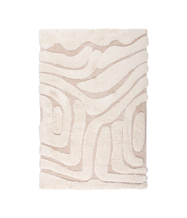 Tapis Taza IDAHO coloris White I Axodeco.fr