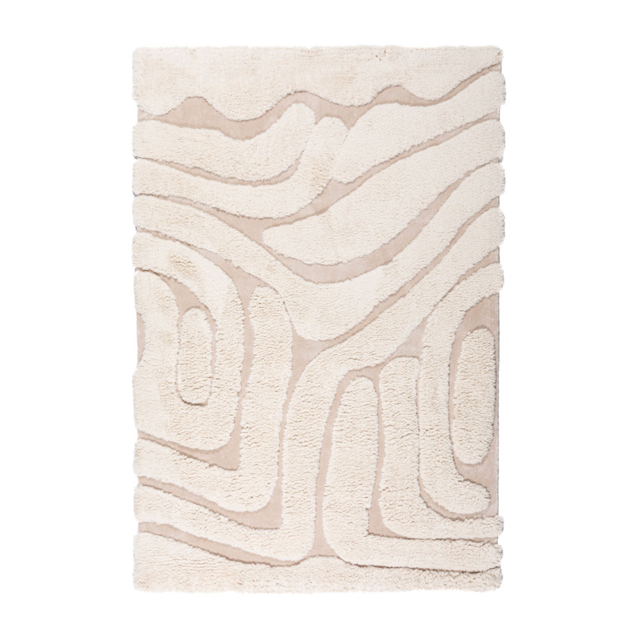 Tapis Taza IDAHO coloris White I Axodeco.fr